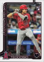 Carta colecionável Bryce Teodosio Rookie 2025 Topps Series 2 Carta colecionável Bryce Teodosio Rookie 2025 Topps Series 2