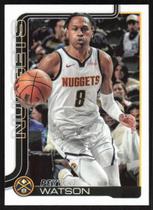 Carta colecionável de basquete Peyton Watson 2025-26 Topps 106