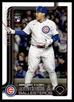 Carta colecionável Moises Ballesteros Cubs Estreante 2025