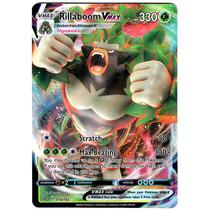 Carta Colecionável Pokemon Rillaboom Vmax 018/192 Ultra Rare