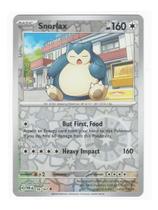 Carta Colecionável Pokémon Snorlax 136/167 Reverse Foil Carta Colecionável Pokémon Snorlax 136/167 Reverse Foil
