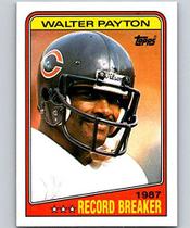 Carta colecionável Topps 1988 Walter Payton Futebol RB Carta colecionável Topps 1988 Walter Payton Futebol RB