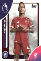 Carta colecionável Virgil van Dijk Liverpool FC 2025-26