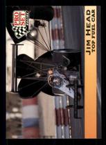 Carta de Colecionador de Corrida Pro Set NHRA 1992 Jim Head 110