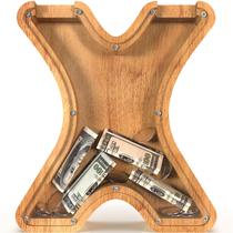 Carta de madeira extra grande Piggy Bank Sulevalt 12 para crianças