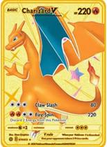 Carta de Metal Dourada Pokémon Carta de Metal Dourada Pokémon