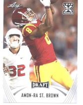Carta de rookie Amon-Ra St. Brown 2021 Leaf Draft