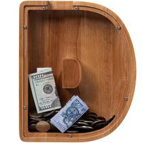 Carta infantil extra grande de madeira para cofrinhos de 30 cm