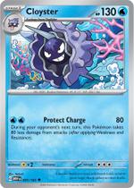 Carta Pokémon Cloyster 091/165 Reverse Holo