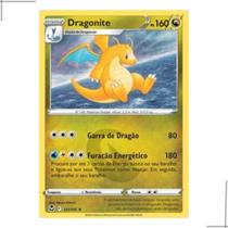 Carta Pokémon Dragonite Tempestade Prateada