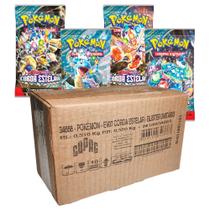 Carta Pokémon Ev07 Coroa Estelar Caixa Lacrada C/24 Blister (144 cartas)