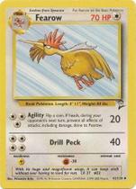 Carta Pokémon Fearow Base Set 2 Nova Carta Pokémon Fearow Base Set 2 Nova