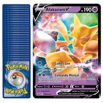 Carta Pokémon Jumbo Alakazam V Promo Original Copag