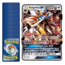 Carta Pokémon Jumbo Brilhante Solgaleo GX Foil D