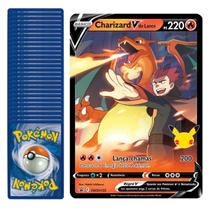 Carta Pokémon Jumbo Charizard V Do Lance Foil Brilhante