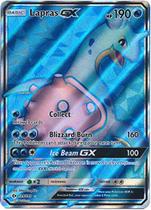 Carta Pokémon Lapras GX 139/149 Full Art Ultra Rara Carta Pokémon Lapras GX 139/149 Full Art Ultra Rara