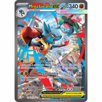 Carta Pokémon - Mega Lucario Ex 179/132 - Megaevolução - Copag Carta Pokémon - Mega Lucario Ex 179/132 - Megaevolução - Copag