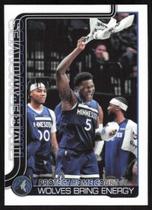 Carta Topps 2025-26 Anthony Edwards Timberwolves 287 Carta Topps 2025-26 Anthony Edwards Timberwolves 287