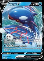 Carta Ultra Rara Pokémon Kyogre V 037/159 Crown Zenith Carta Ultra Rara Pokémon Kyogre V 037/159 Crown Zenith