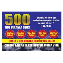 Cartão 500 que viram a DEUS 100 UNID Cartão 500 que viram a DEUS 100 UNID