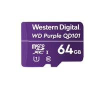 Cartão 64GB Micro SD - Classe 10 - Velocidade até 20MB/s - Western Digital Purple - 4600163