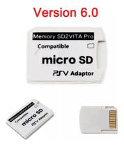 Cartão Adaptador Compativel com Sony Psvita Sd2vita Pro 6.0 Micro Sd Ps Vita
