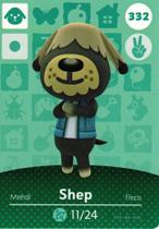 Cartão Amiibo Love begans Shep 332/400 Animal Crossing Cartão Amiibo Love begans Shep 332/400 Animal Crossing