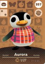 Cartão Amiibo Nintendo Animal Crossing Aurora 357/400 Cartão Amiibo Nintendo Animal Crossing Aurora 357/400