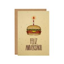 Cartão B-day Burguer Cartão B-day Burguer