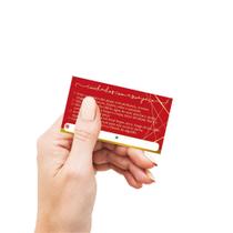 Cartão Certificado de Garantia - E cuidados com sua peça - Bijouteria - Jóias - 50 unidades