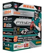 Cartão Colecionável Panini Prizm Football 2024 Mega Box Cartão Colecionável Panini Prizm Football 2024 Mega Box