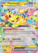 Cartão colecionável Pokémon Pikachu ex 057/191 Surging Sparks Cartão colecionável Pokémon Pikachu ex 057/191 Surging Sparks