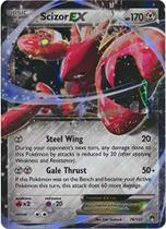Cartão colecionável Pokemon Scizor-EX (76/122) XY Breakpoint Holo Cartão colecionável Pokemon Scizor-EX (76/122) XY Breakpoint Holo