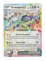 Cartão colecionável Pokemon Terapagos ex 128/142 Stellar Crown