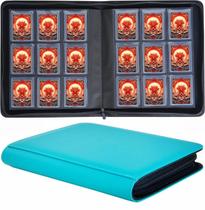 Cartão colecionável Toploader Binder superaimi 324 Pockets azul claro Cartão colecionável Toploader Binder superaimi 324 Pockets azul claro