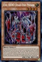 Cartão colecionável YU-GI-OH! Prisão sem saída de Evil Hero SUDA-EN002