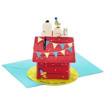 Cartão comemorativo Hallmark Paper Wonder Peanuts Pop Up Birthday