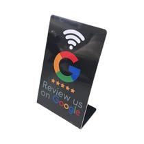 Cartão De Adesivos Acrílicos Programáveis NFC 215 À Prova d'Água Para Avaliações Do Google 13.56Mhz
