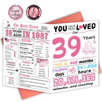 Cartão de Aniversário FOBELEC 39 Anos para Mulher e Esposa