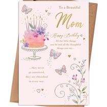 Cartão de aniversário gerdiny para mãe 20 x 13 cm com envelope Cartão de aniversário gerdiny para mãe 20 x 13 cm com envelope