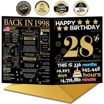 Cartão de Aniversário Joycard 28 anos com Envelope 20x25 cm Cartão de Aniversário Joycard 28 anos com Envelope 20x25 cm