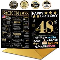 Cartão de Aniversário Joycard 48º com Envelope 20x25 cm Cartão de Aniversário Joycard 48º com Envelope 20x25 cm