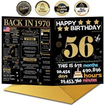Cartão de Aniversário Joycard 56º com Envelope 20x25 cm Cartão de Aniversário Joycard 56º com Envelope 20x25 cm
