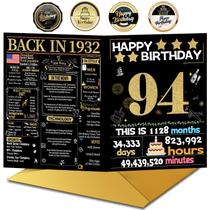 Cartão de Aniversário Joycard 94º com Envelope 20x25 cm Cartão de Aniversário Joycard 94º com Envelope 20x25 cm