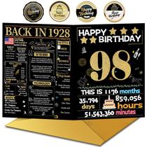 Cartão de Aniversário Joycard 98º com Envelope 20x25 cm Cartão de Aniversário Joycard 98º com Envelope 20x25 cm