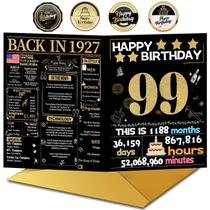 Cartão de Aniversário Joycard 99º com Envelope 20x25 cm Cartão de Aniversário Joycard 99º com Envelope 20x25 cm