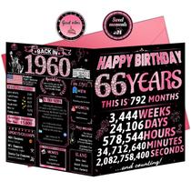 Cartão de Aniversário VivaGem 66 anos para Mulheres, Mães e Esposas Cartão de Aniversário VivaGem 66 anos para Mulheres, Mães e Esposas