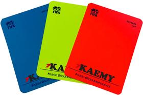 Cartão De Árbitro Futsal Com 02 Unidades Kaemy