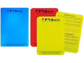 Cartao De Arbitro Futsal Poker Pvc