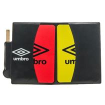 Cartão de Árbitro Umbro Referee Card - Preto e Branco Cartão de Árbitro Umbro Referee Card - Preto e Branco